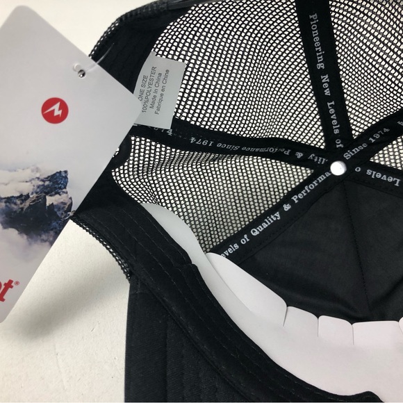 Marmot Quilted Winter Trucker Hat Mesh Cap NWT - Picture 4 of 9